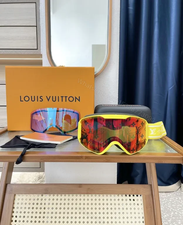View 2 of Pattern LV-Style Goggles: Luxury Comfort, All-Day Vision