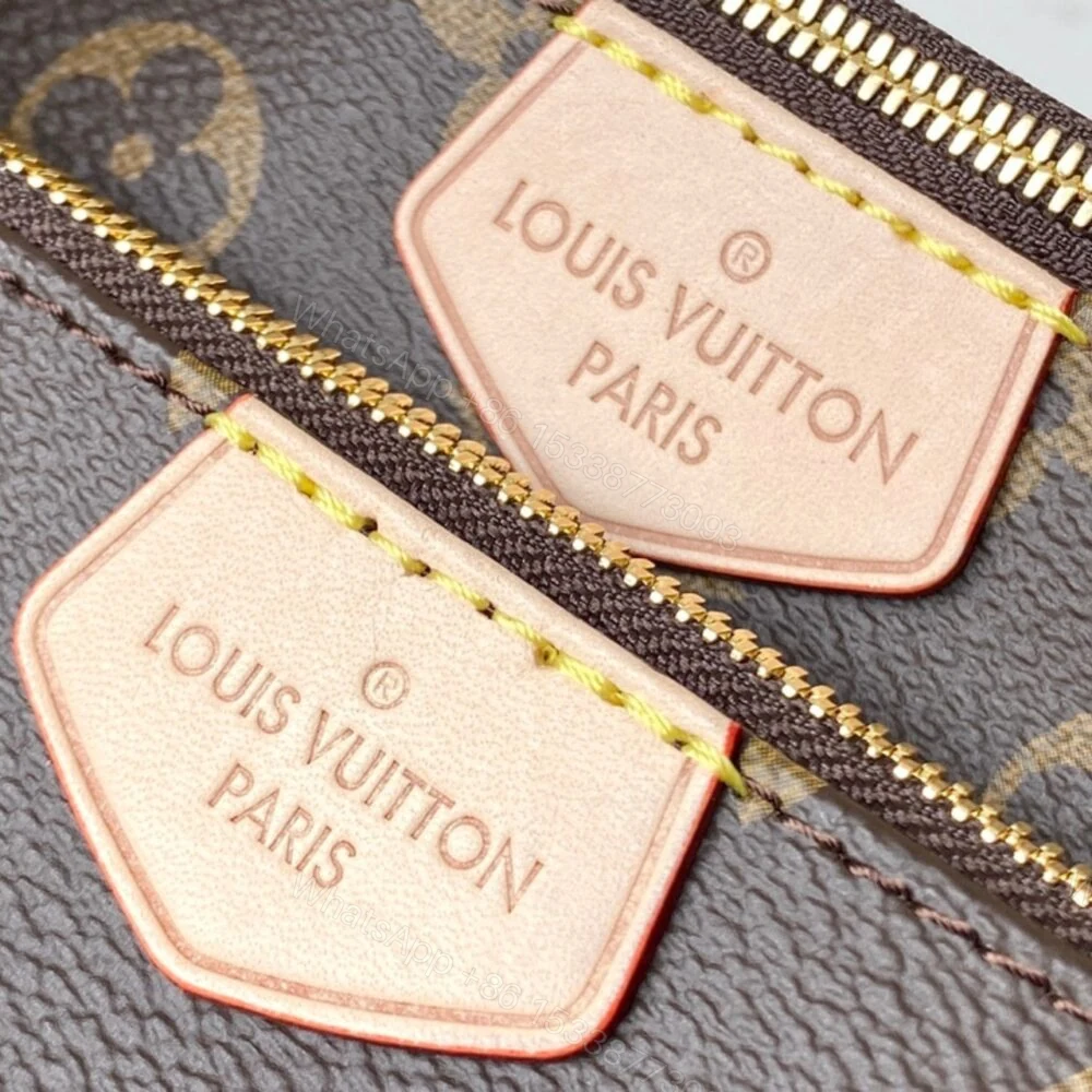 View 8 of Louis Vuitton Multi Pochette Accessoires Monogram Khaki 24cm M44813
