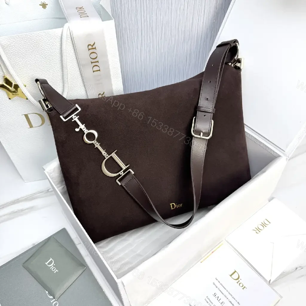 View 5 of Rich Suede Crossbody: Minimalist Hardware, Everyday Luxury