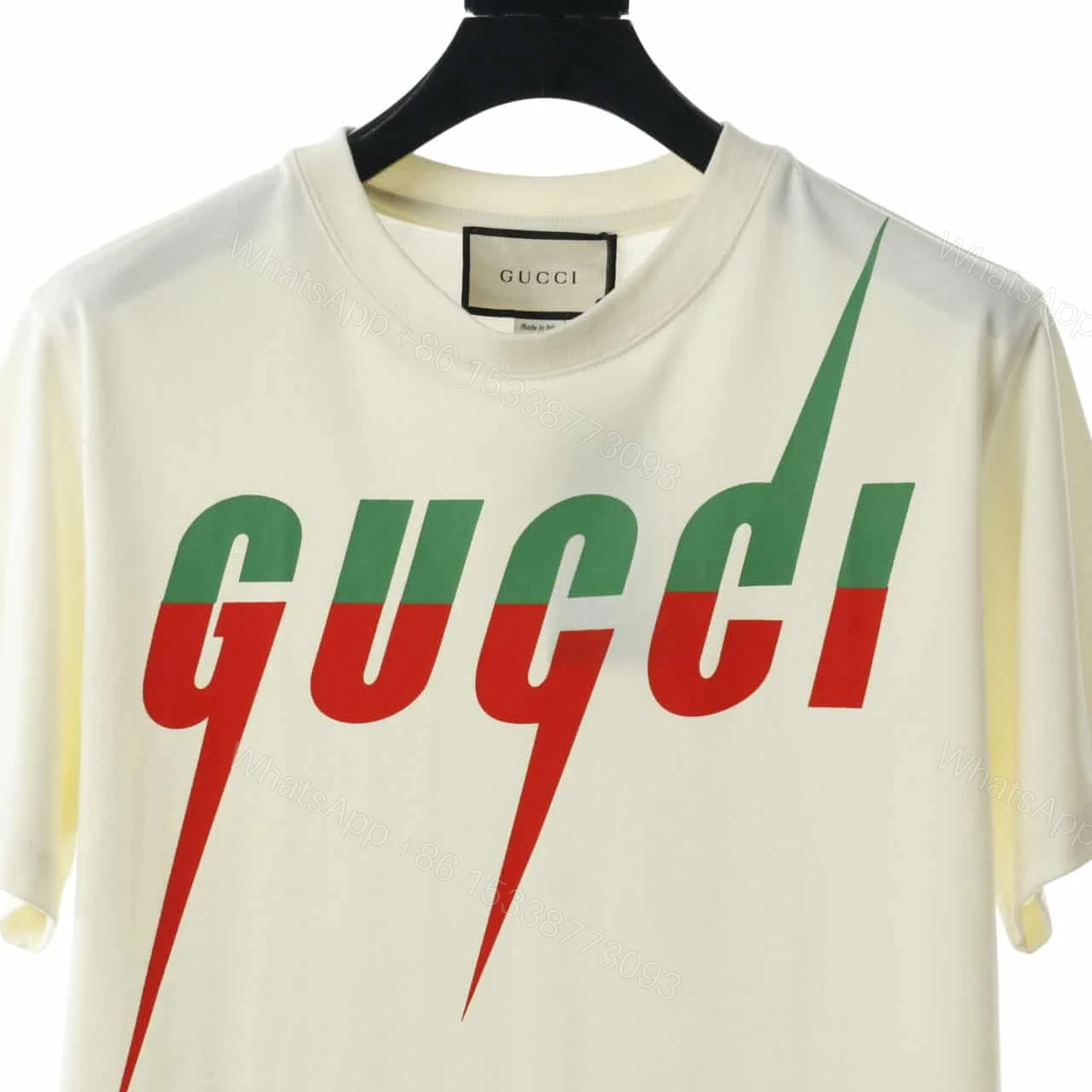 View 3 of GUCCI 20SS LIGHTNING LOGO SHORT SLEEVE T SHIRT