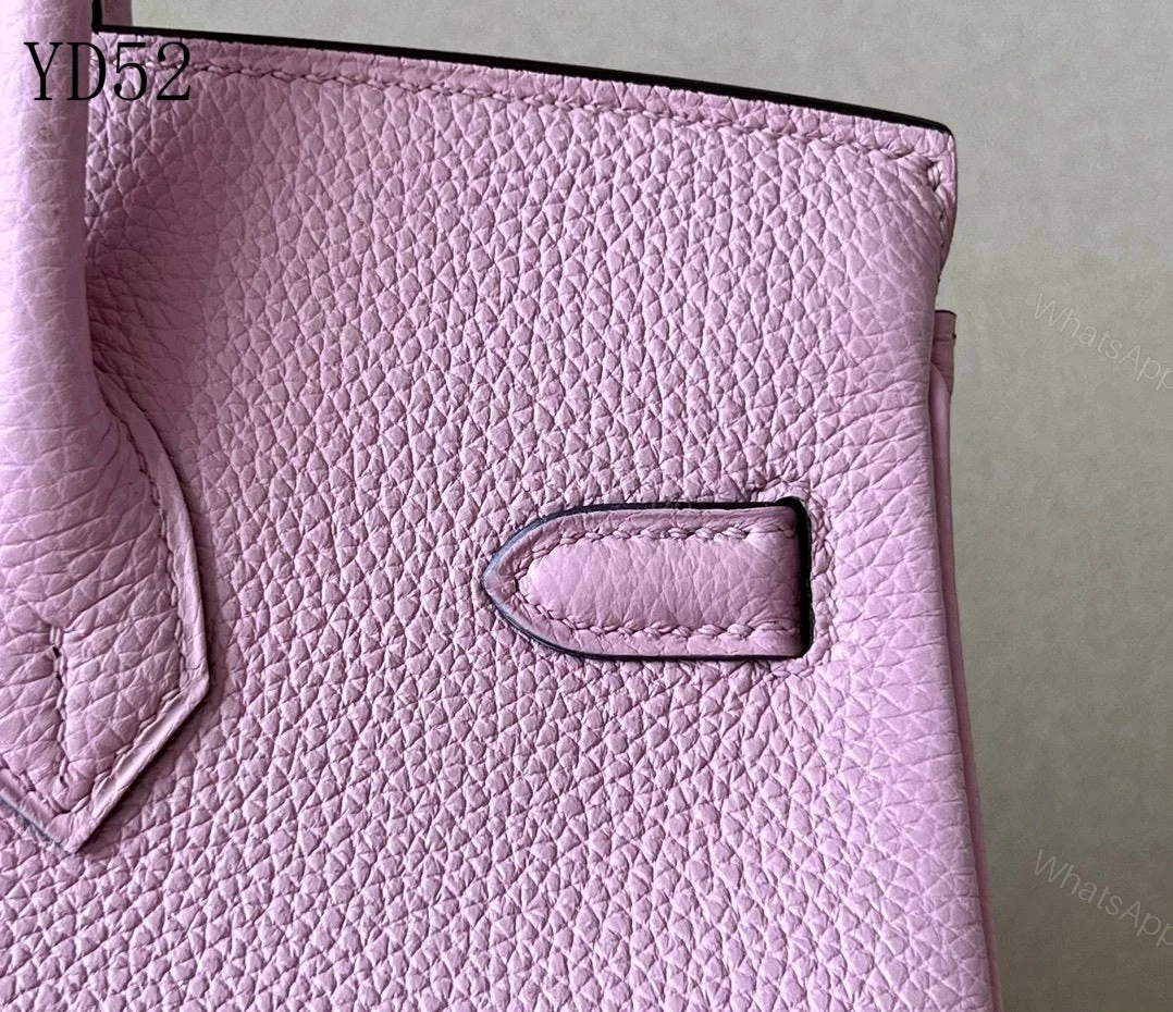View 3 of H BIRKIN 25 TOGO PINK SILVER HARDWARE 25CM