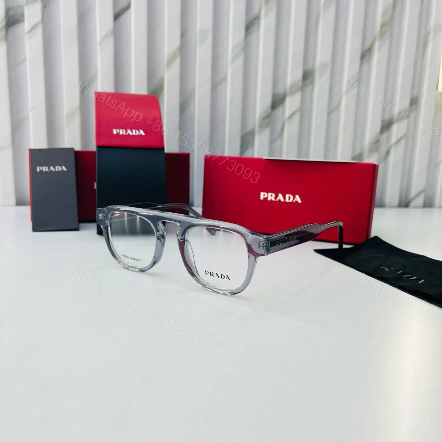 Prada Eyeglass C08E05-2 UV Protection One Size — view 1