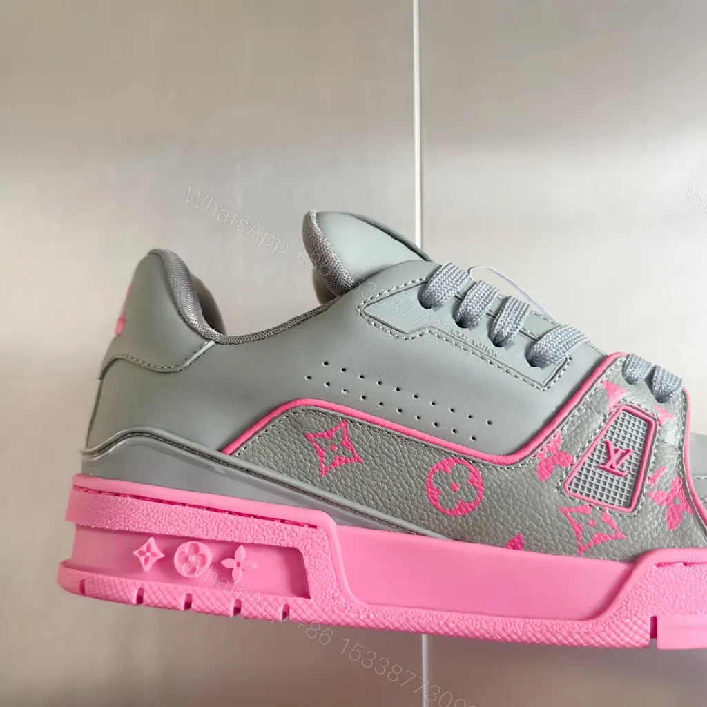 View 5 of Grey-Lilac High-Top Sneakers with Lux Texture & Comfort