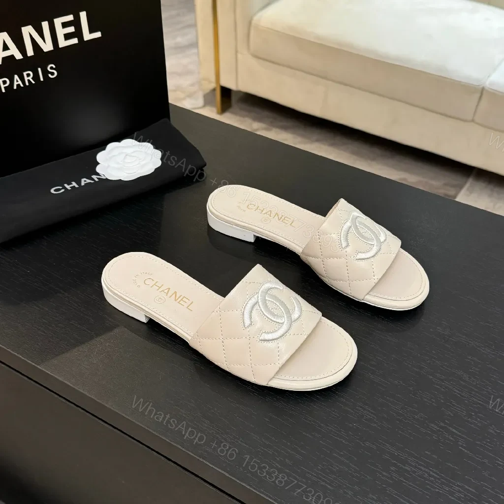 Quilted Slip-On Sandals: Luxe Comfort, Open-Toe Style — view 1