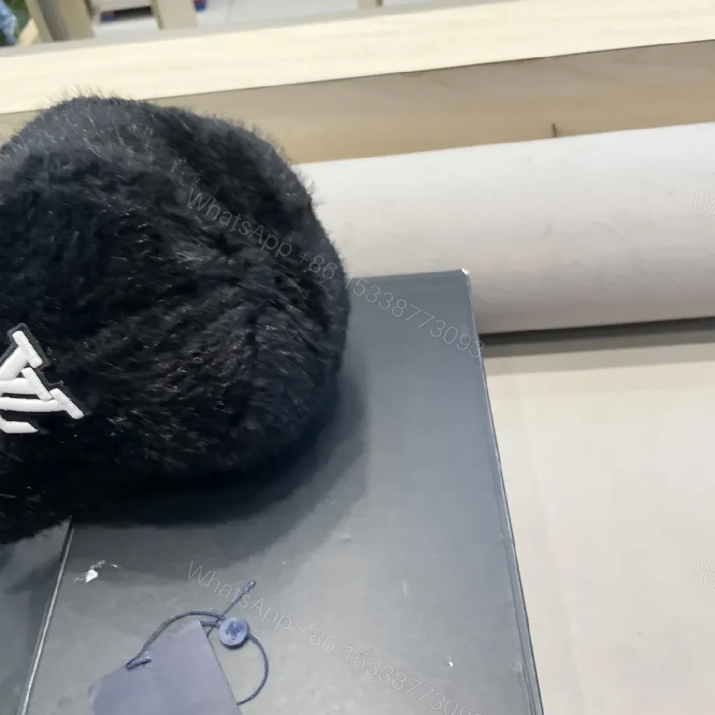 View 2 of Lux Fur-Textured LV Cap: Bold, Plush Streetwear Cap