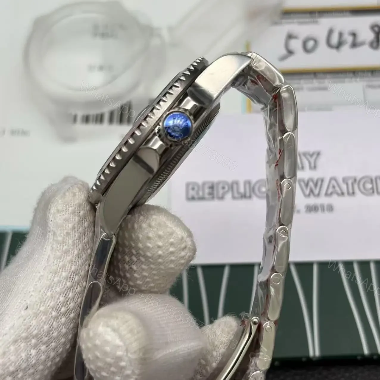 View 9 of Replica Super Clone Pepsi Rolex GMT Master 2