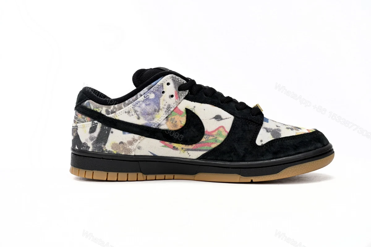 View 2 of Supreme × Nike Dunk Low “Rammellzee” FD8778-001