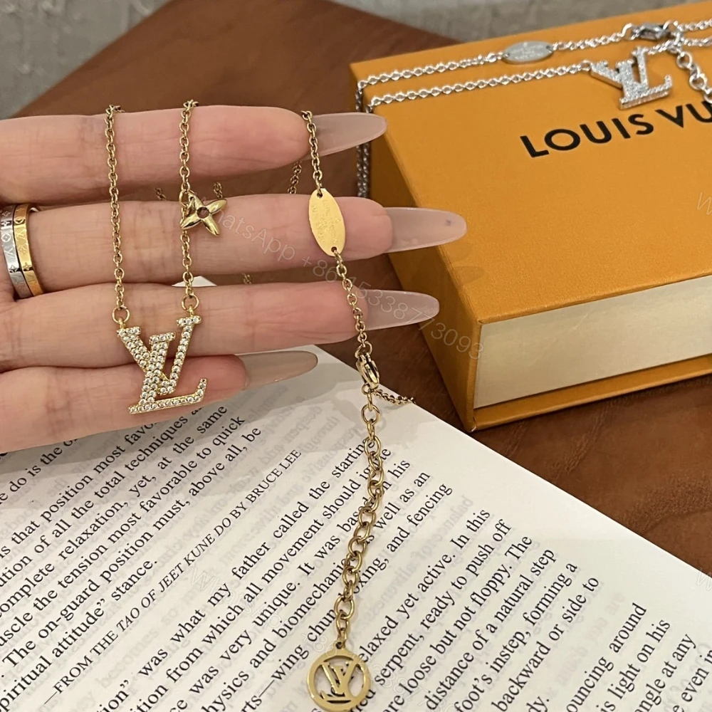 View 3 of Louis Vuitton Lv Iconic Enamel Necklace Gold M00596