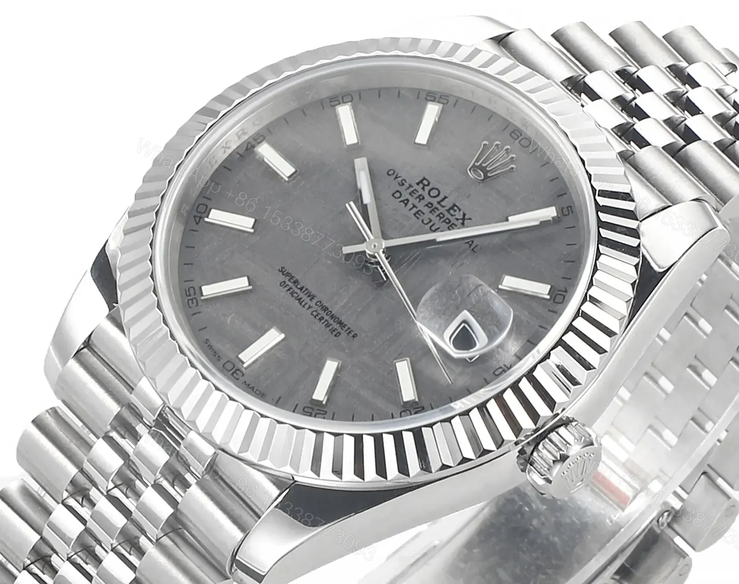 View 4 of C+ Factory Clean Factory – Rolex Datejust 41 Silver Meteorite Dial – Rolex Datejust 41 Green Malachite Dial – Rolex Datejust 41 Gold Sandstone Dial – Rolex Datejust 41 Brown Tiger’s Eye Dial