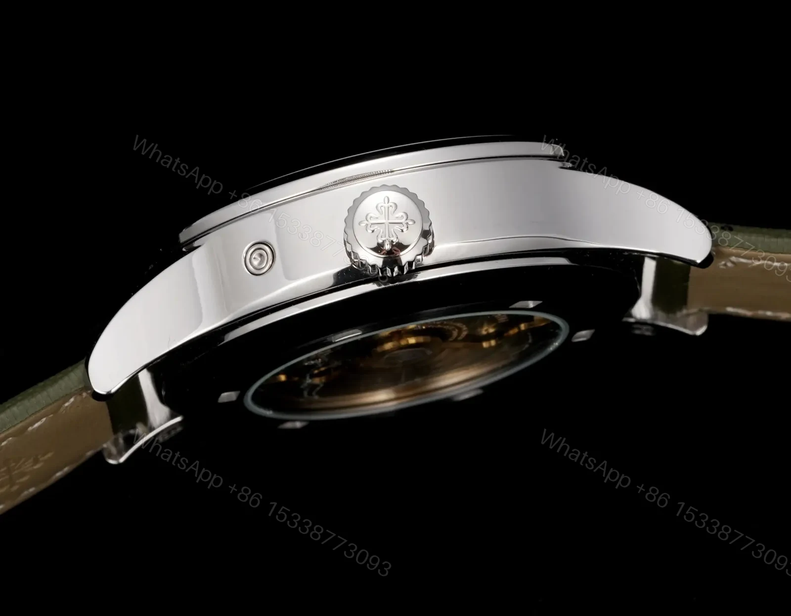 View 9 of Patek Philippe Calatrava Pilot Travel Time Fabric Strap 40mm Premium Edition PATEK-PILOT-TT-FAB-40