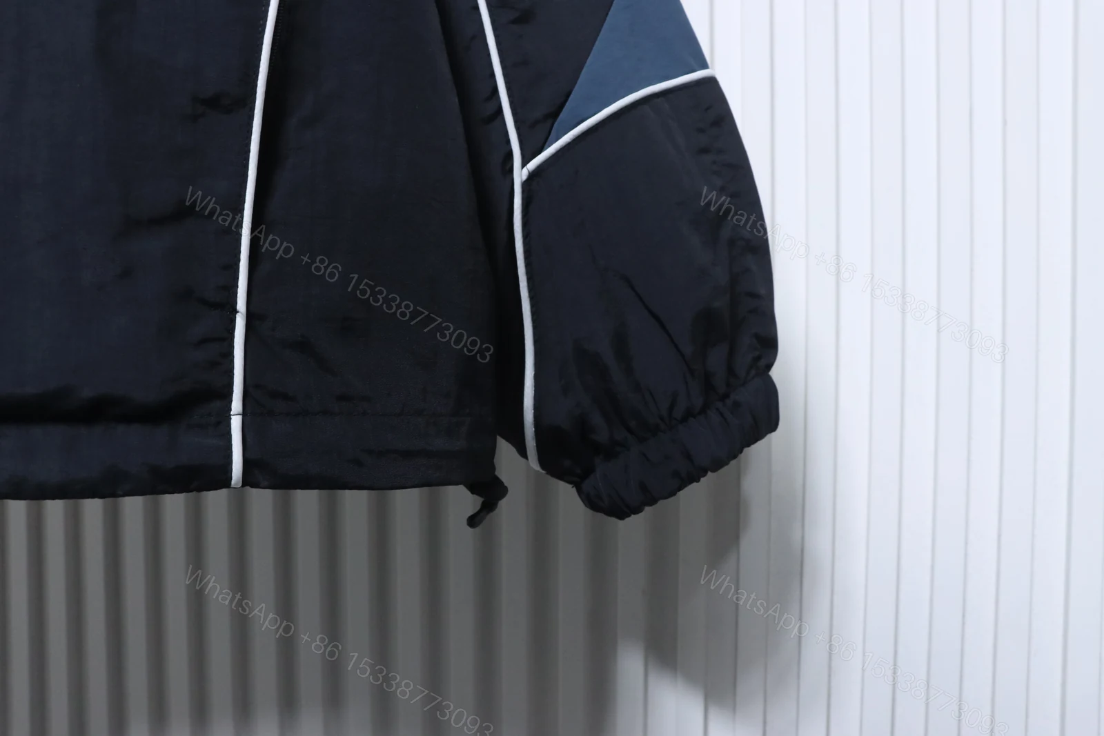 View 9 of Supreme 25FW Contrast Piping Track Jacket black