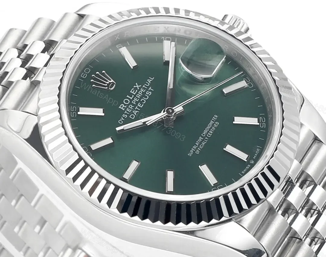 View 5 of JH Factory Clean Factory JVS Rolex Datejust Green Dial Steel Watch