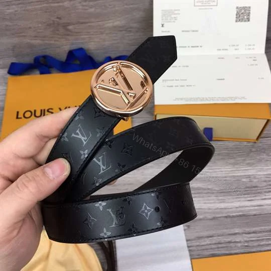 View 5 of LOUIS VUITTON LV CIRCLE 30MM REVERSIBLE BELT – B139