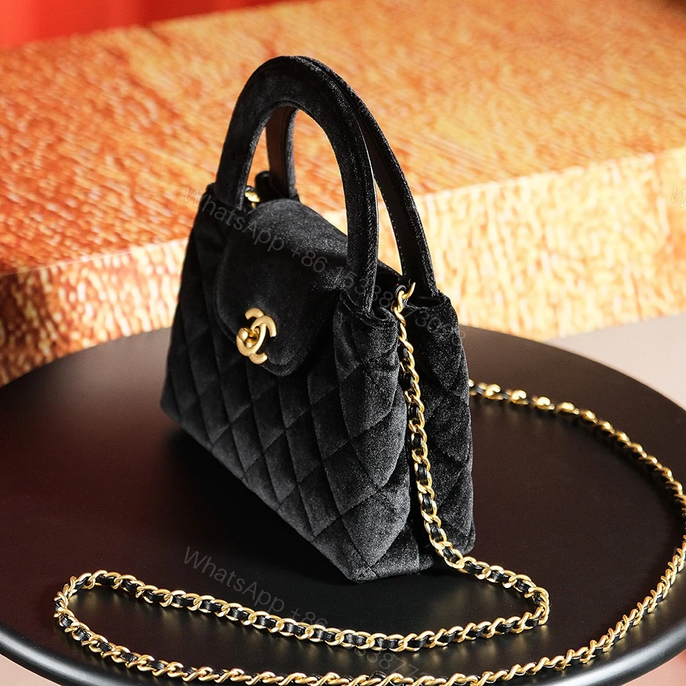 View 7 of 高仿Chanel*24A系列AS4416絲絨Mini斜挎包免檢版