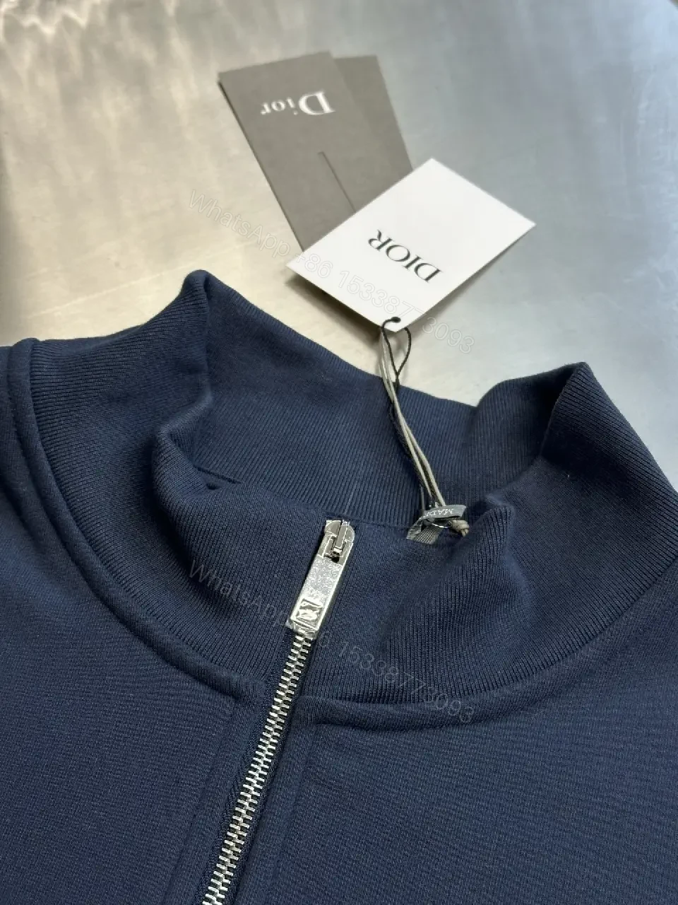 View 2 of Minimalist Luxe Half-Zip Sweatshirt, Subtle Dior Monogram
