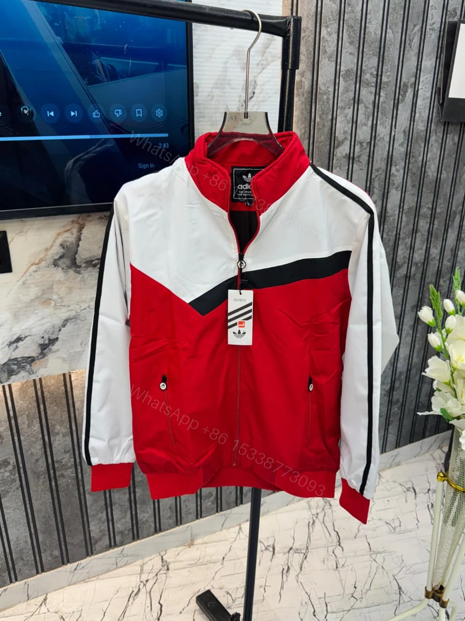 View 7 of FIRST COPY Adidas Imported Very Premium Windbreaker Jacket
