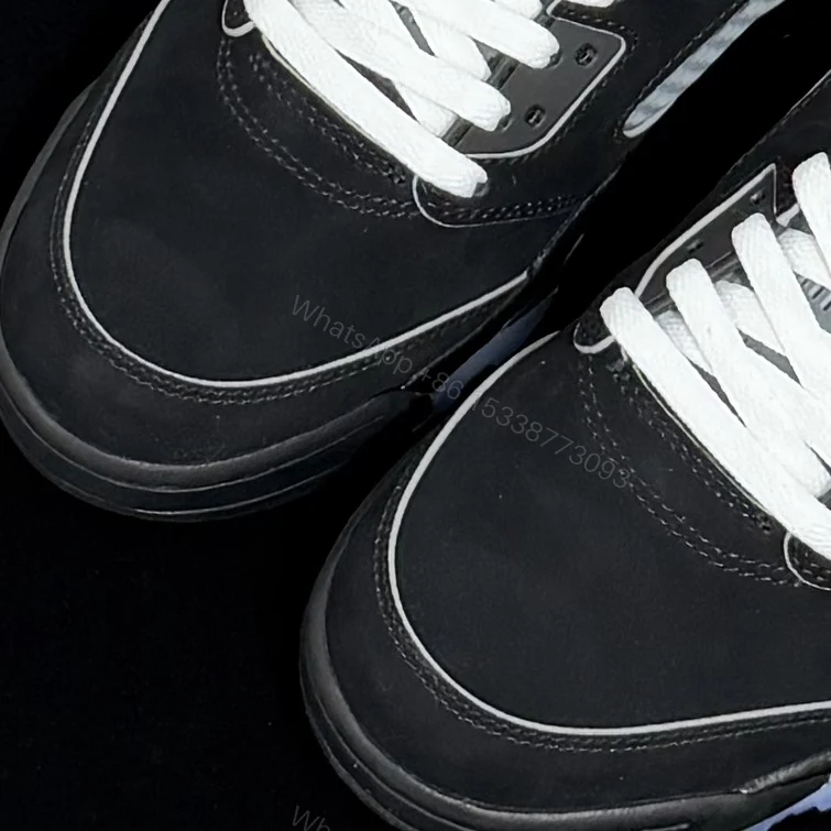 View 4 of Air Jordan 5 Retro ‘Black Metallic Reimagined’ Reps