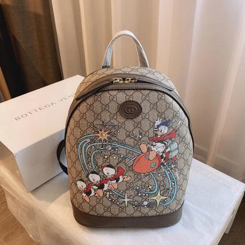 View 9 of Gucci x Disney Brown Donald Duck Small Backpack