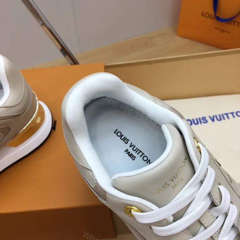 View 3 of Lightweight Luxury LV High-Top Sneaker: Modern Comfort