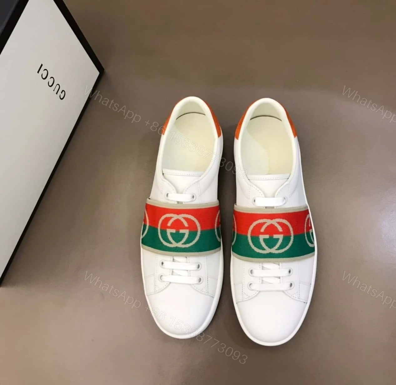 View 2 of GUCCI MEN’S ACE SNEAKERS WITH ELASTIC WEB – GC213