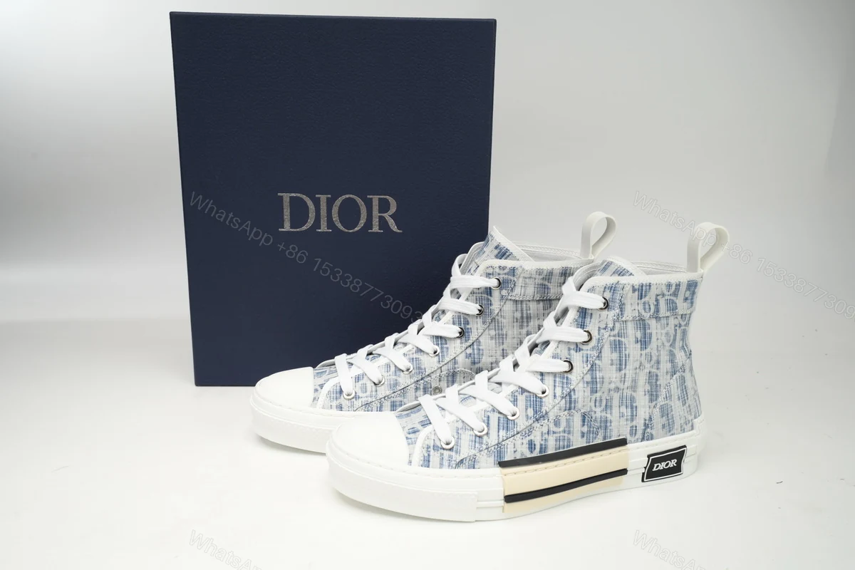 Dior B23 HT Oblique Transparency Electric Embroidered Benim — view 2