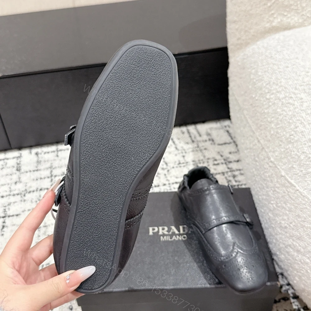 View 9 of 高仿Prada*2EG469A小牛皮懶人鞋黑色免檢版
