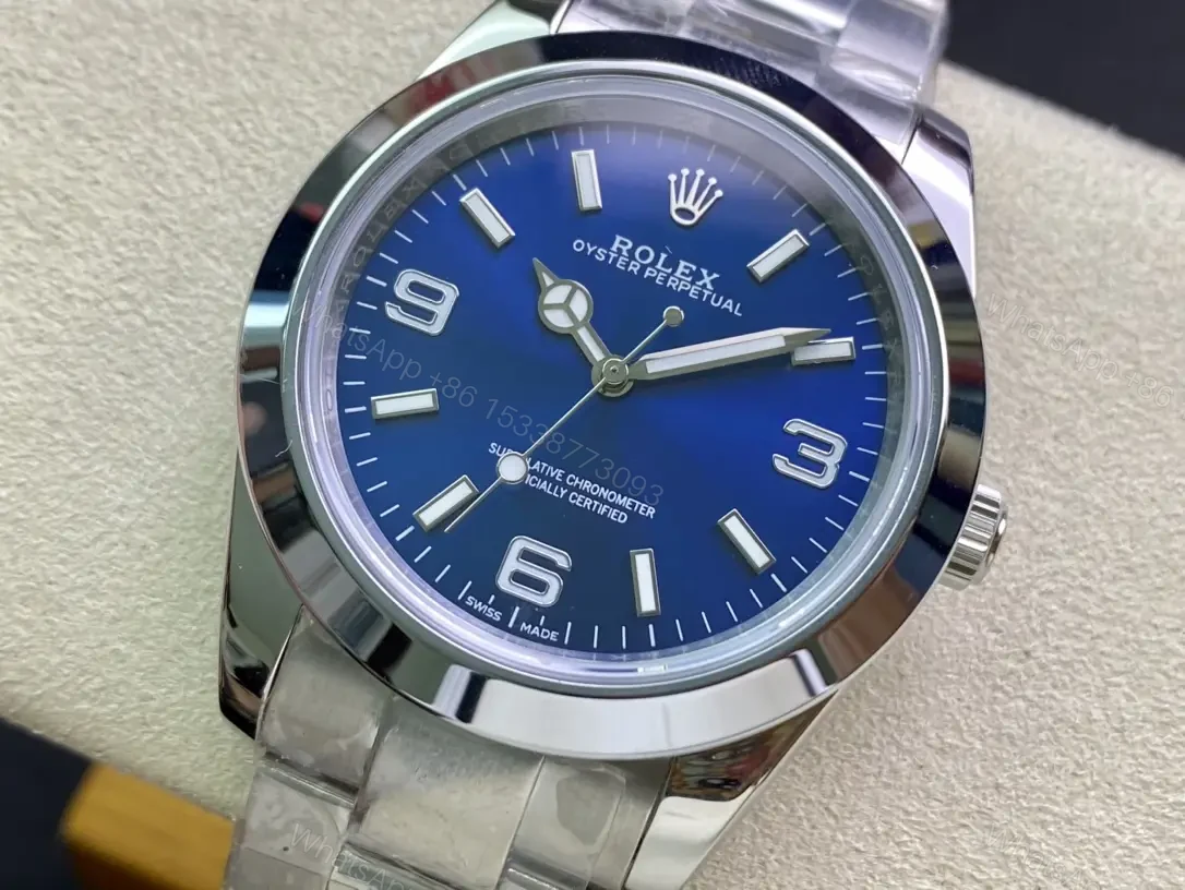 View 3 of Rolex Oyster Perpetual 36 Blue Explorer 116000-0002