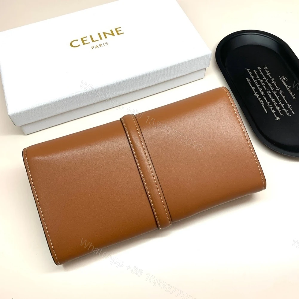 View 4 of CELINE LARGE WALLET 16 IN SATINATED TAN 19CM 10M033CQ7 04LU