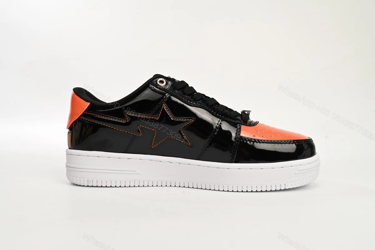 View 2 of A Bathing Ape Bape Sta Low Mad Shark Orange Shark
