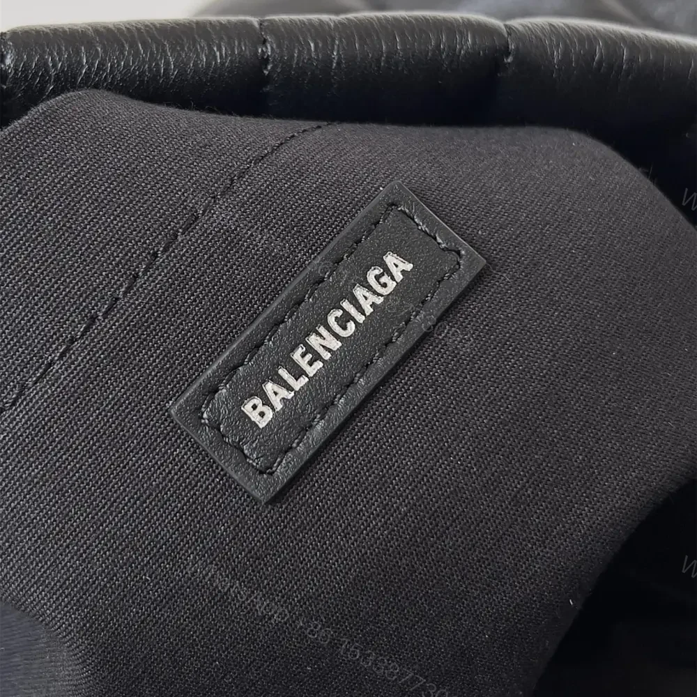 View 5 of 高仿Balenciaga*Monaco系列衍縫線牛皮單肩包S