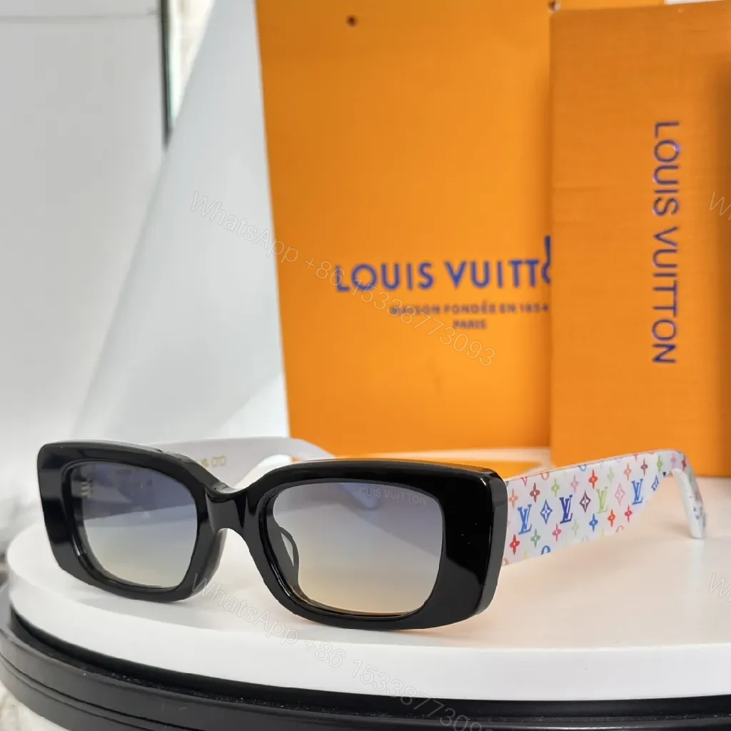 View 7 of Transparent Frame Sunglasses: Polarized UV 400, Monogram Accents, All-Day Comfort