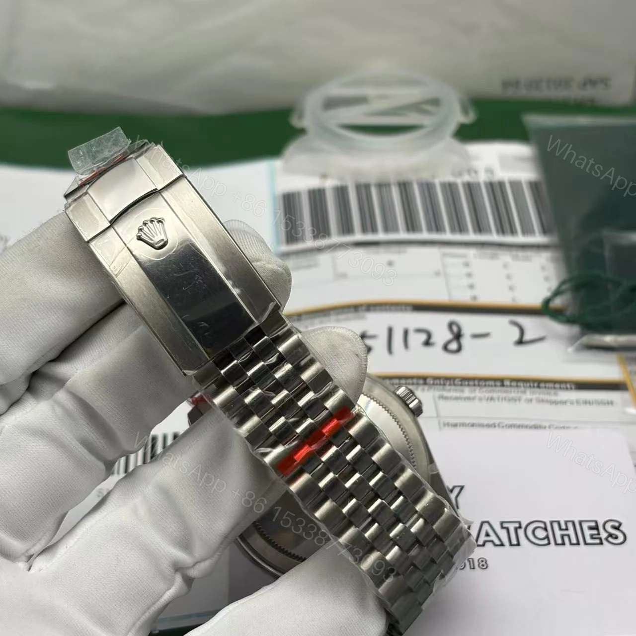 View 8 of Superclone Rolex Sky-Dweller 42 mm Bright black Dial 336934 Jubilee