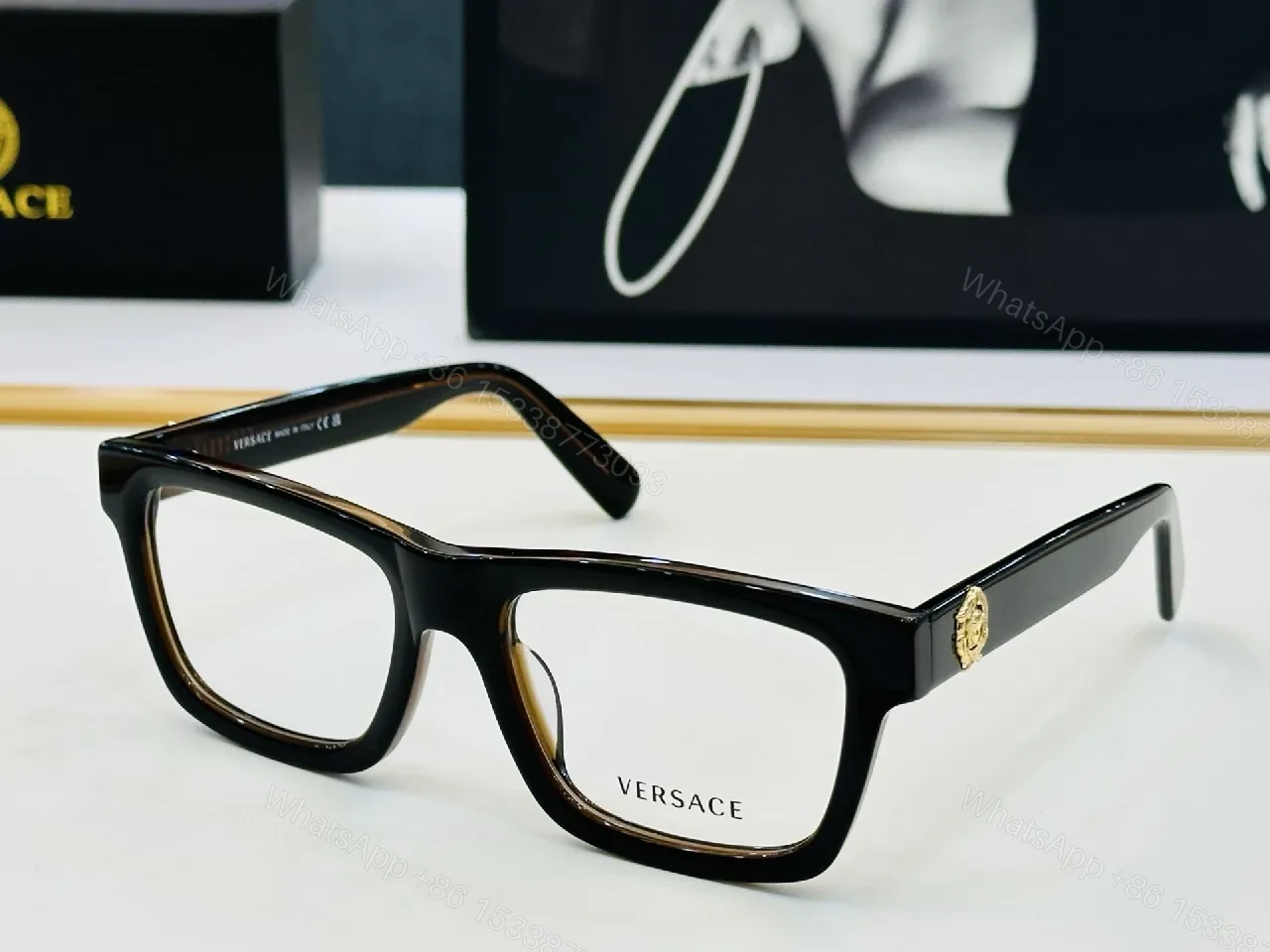 View 5 of Black Acetate Eyewear - Bold Everyday Chic, Luxe Ready