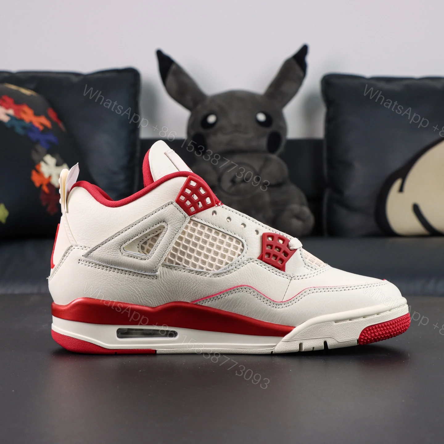 View 2 of Air Jordan 4 Retro Valentine’s Day Reps