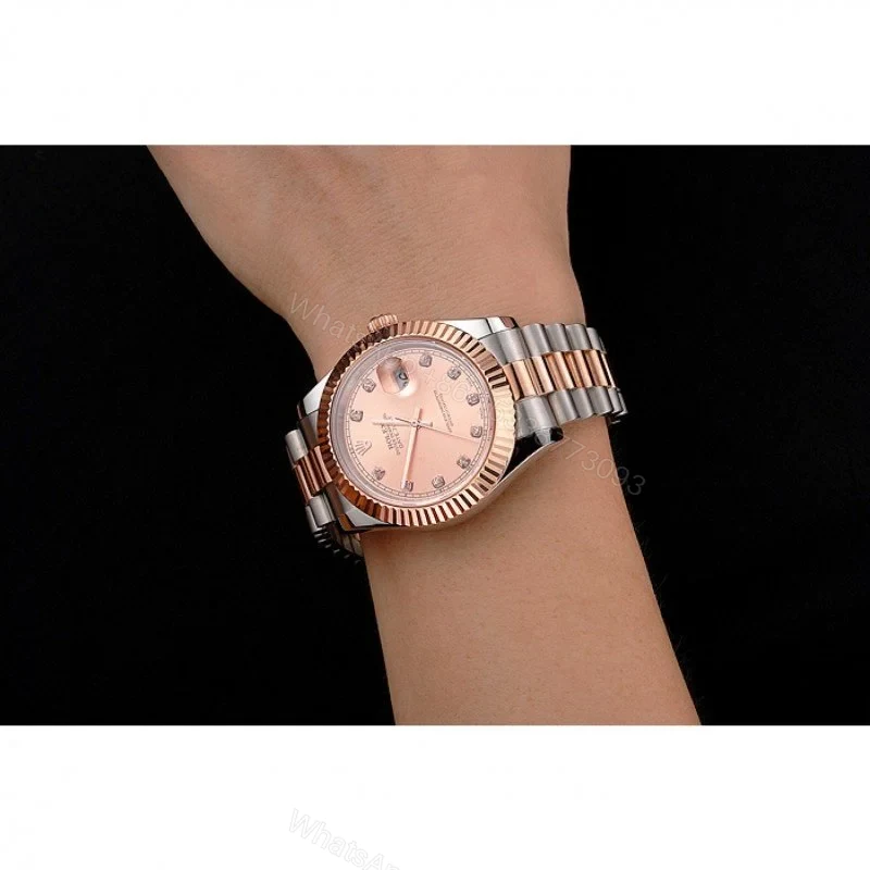 View 10 of Rolex Datejust Rose-Gold Dial REP016816 41 mm