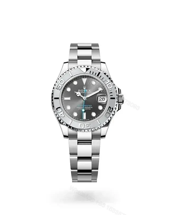 Replica ROLEX YACHT-MASTER 1 PLATINUM & STAINLESS STEEL — view 1
