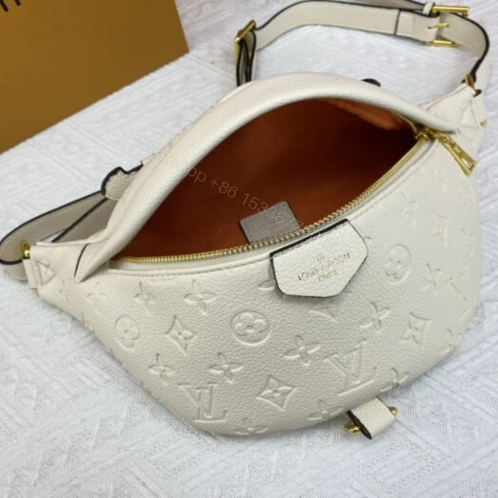 View 7 of Louis Vuitton Monogram Empreinte Bumbag Creme 37Cm M44836