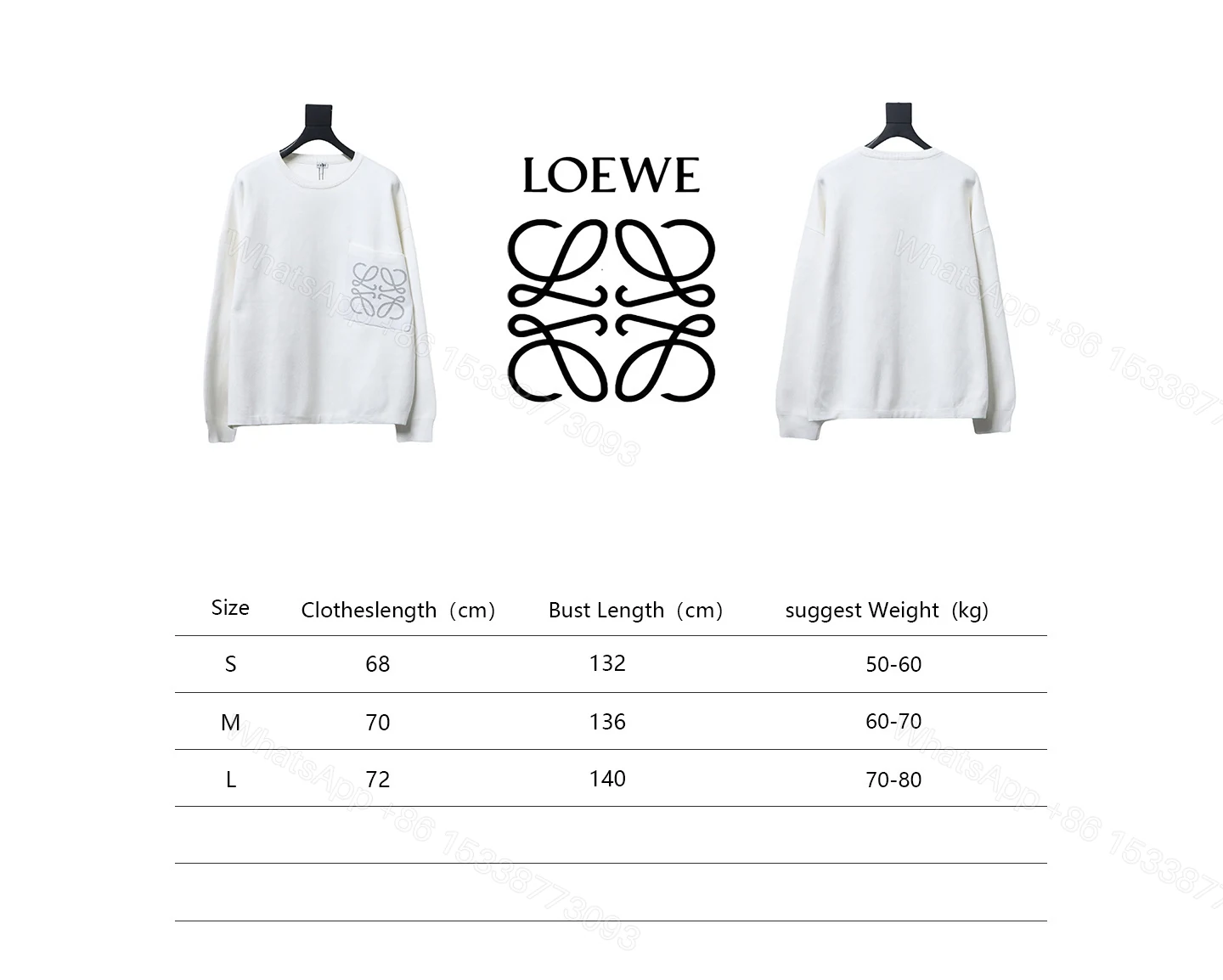 View 9 of Loewe Pocket Printed Sweater 24Fw white