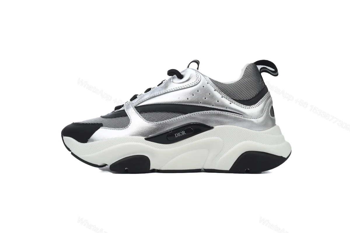View 6 of Dior B22 Sneakers Black Grey Silver