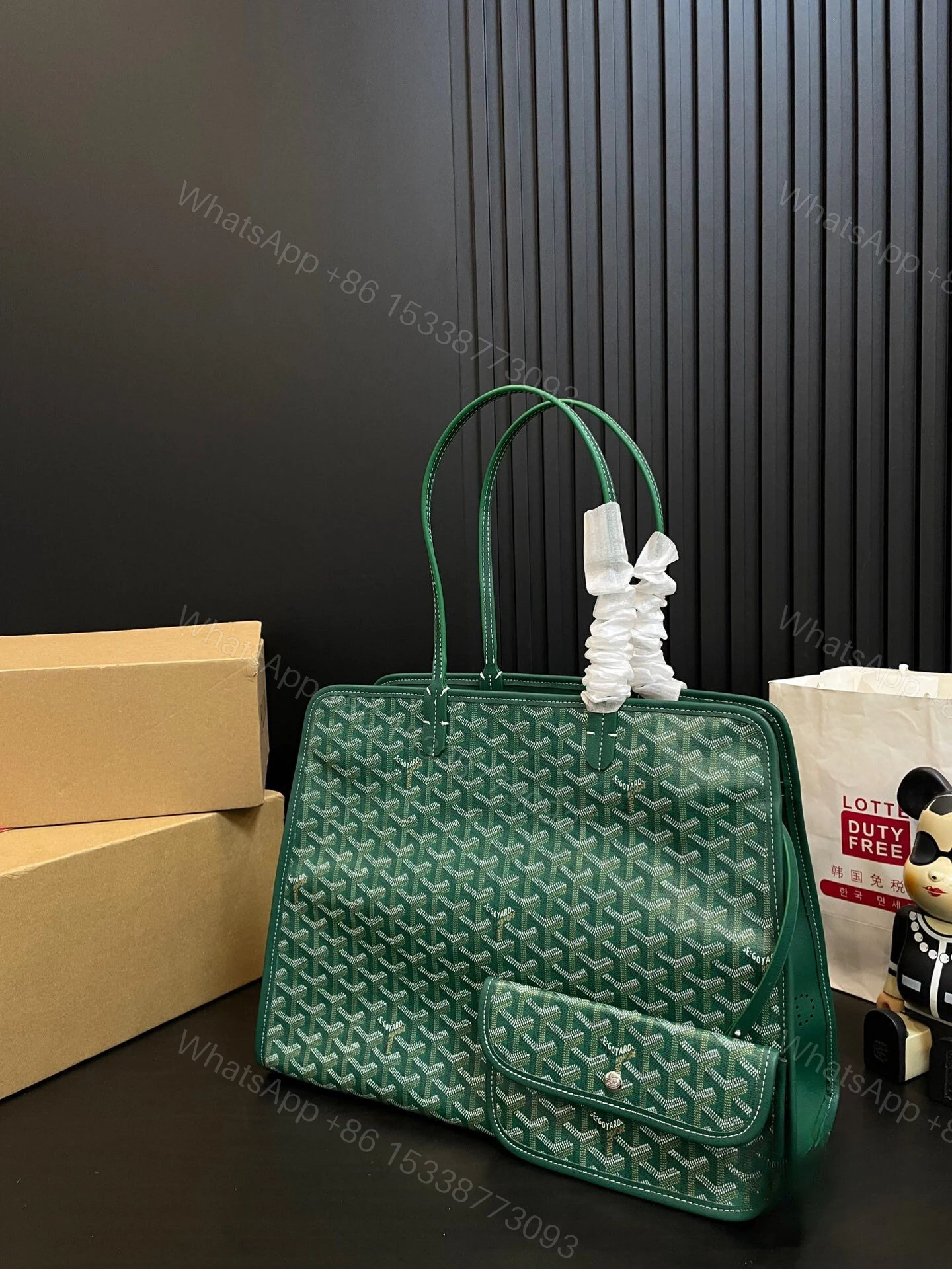 View 6 of GOYARD HARDY PM BAG GREEN 41CM HARDY2PMLTY09CG09P