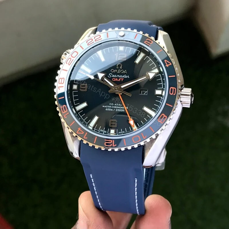 View 2 of Omega Seamaster Co-Axial GMT Deep Blue 40MM Automatic