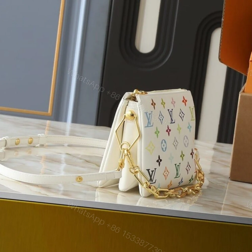 View 4 of Louis Vuitton X Murakami Coussin PM Monogram Multicolor 20Cm M13233