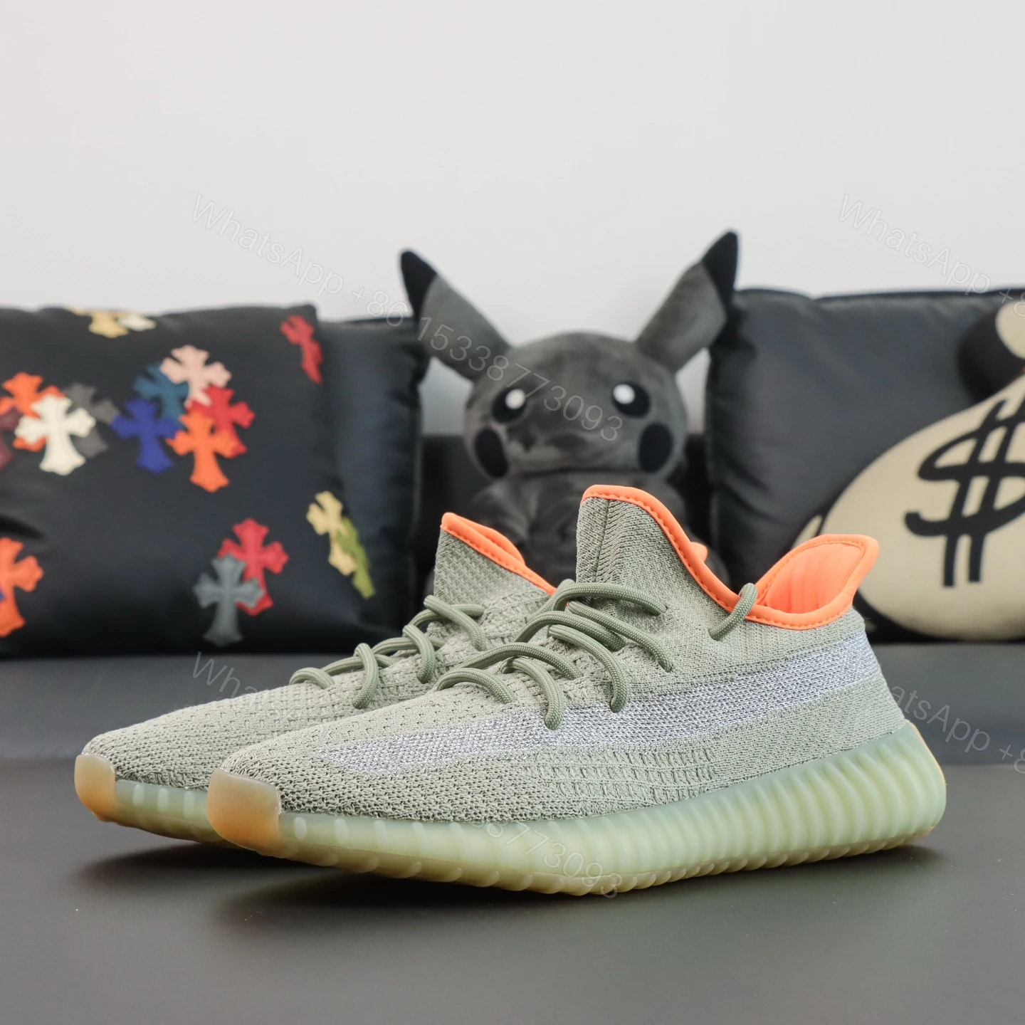 View 8 of Yeezy Boost 350 V2 Desert Sage Reps
