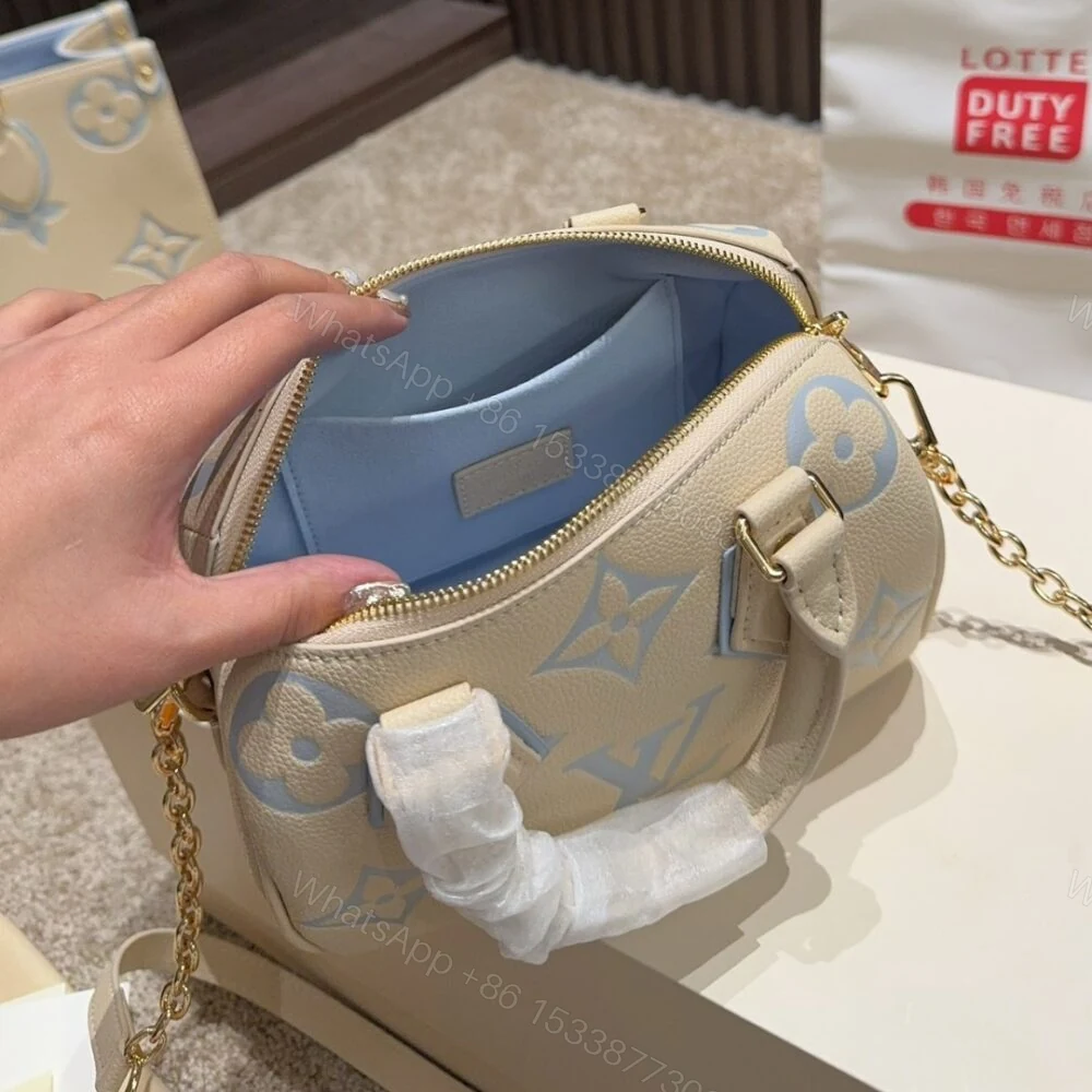 View 5 of Louis Vuitton Speedy Bandoulière 20 Candy Blue 20Cm M46883