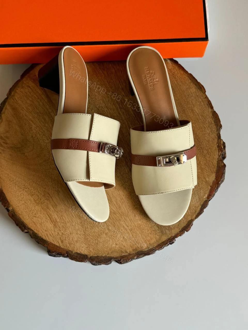 View 4 of Hermes Leather sandal