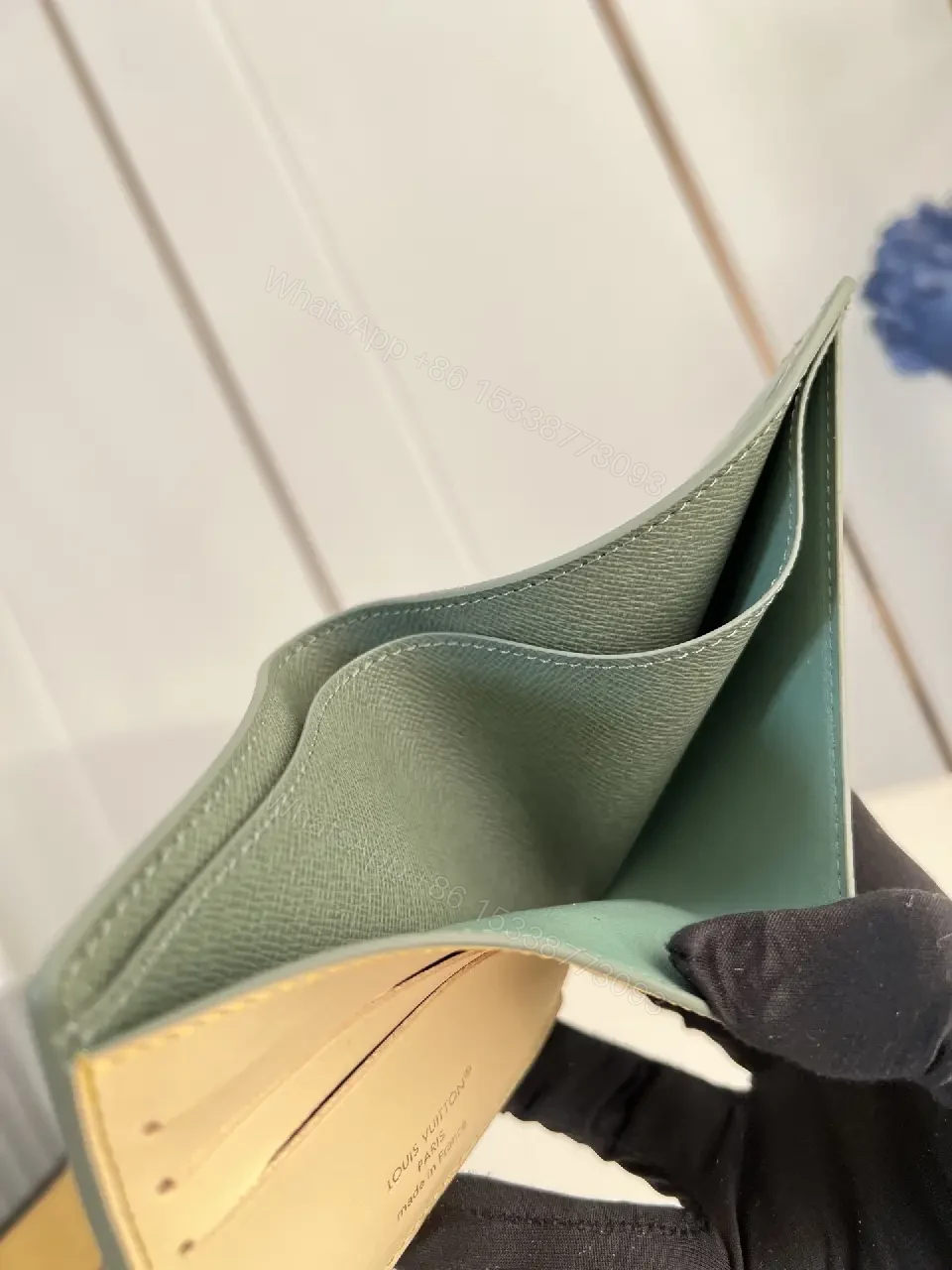 View 2 of Monogram Wallet: Compact, Luxe, Everyday Essential