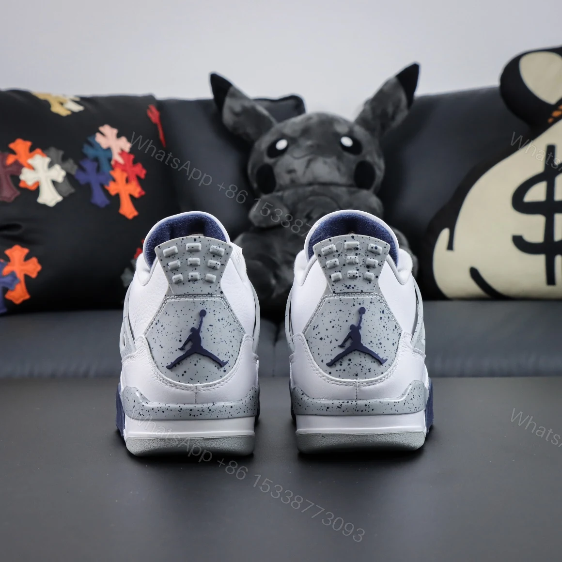 View 7 of Air Jordan 4 Retro Midnight Navy Reps