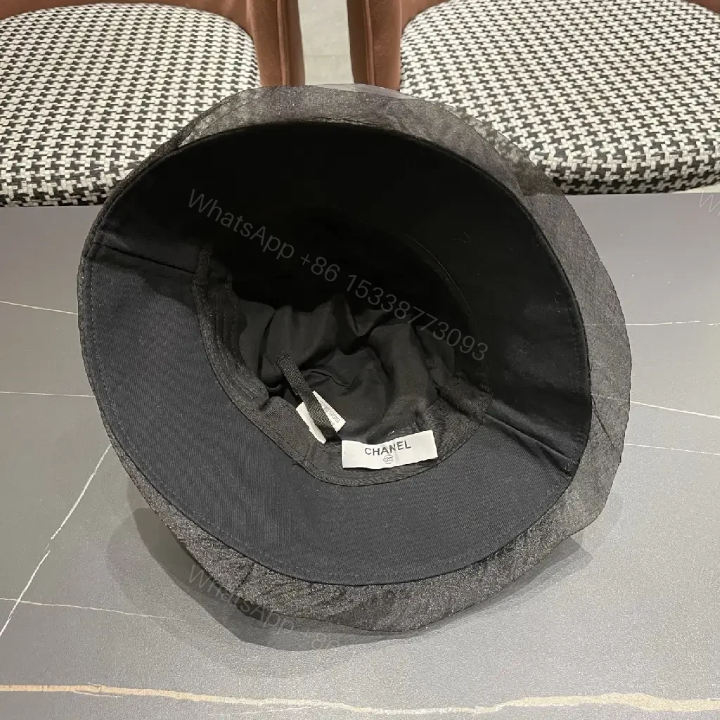View 6 of Compact Signature Bucket Hat with Embroidered Emblem