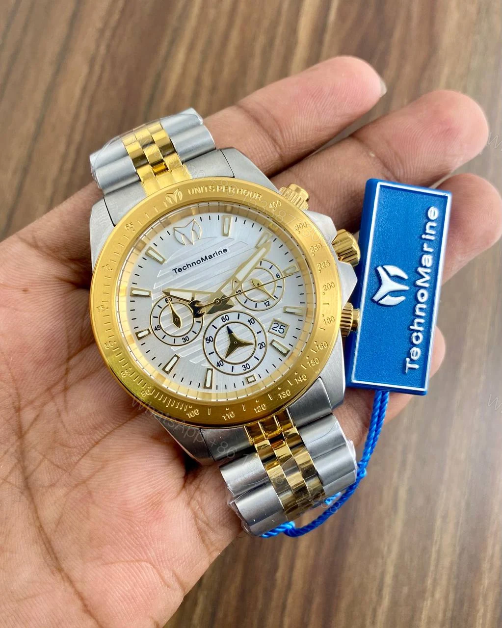 View 2 of Technomarine Chronograph 42MM Silver Dial (TECHNO-219020) Quartz