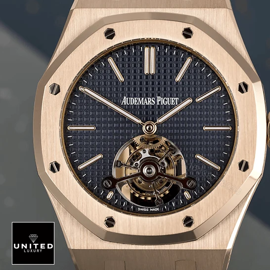 View 4 of Audemars Piguet Royal Oak Tourbillon 26522OR.OO.1220OR.01 Replica